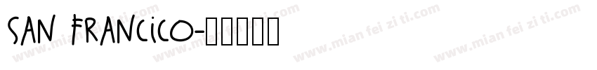 San francico字体转换